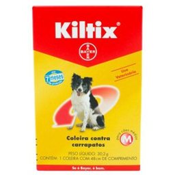 Imagem do produto Coleira Kiltix Contra Carrapatos Para Cães Entre 8 E 19Kg Com 30,2G 48Cm De Comprimento 1 Unidade