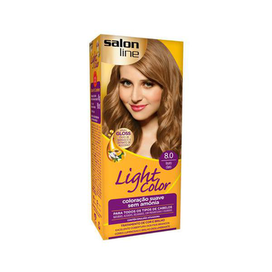 Imagem do produto Coloração Suave Salon Line Light Color 8.0 Louro Claro Com 1 Unidade