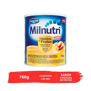 Imagem do produto Composto Lácteo Milnutri Vitamina De Frutas Com 760G