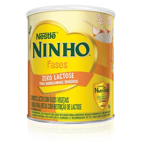 Imagem do produto Composto Lácteo Ninho Fases Zero Lactose Com 700G