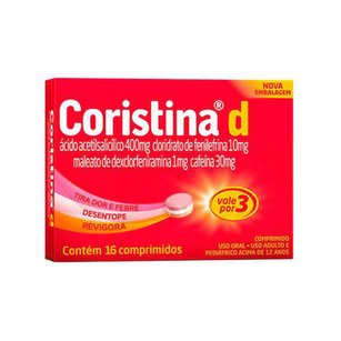 Imagem do produto Coristina - D C 16 Comprimidos