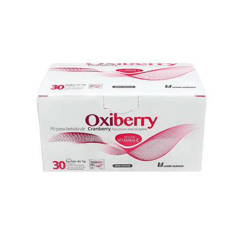 Cranberry Oxiberry Com 30 Envelopes Com 5 Gramas