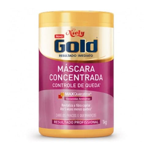 Imagem do produto Creme De Hidratação Máxima Niely Gold Ceramidas Anti Quebra 1Kilo