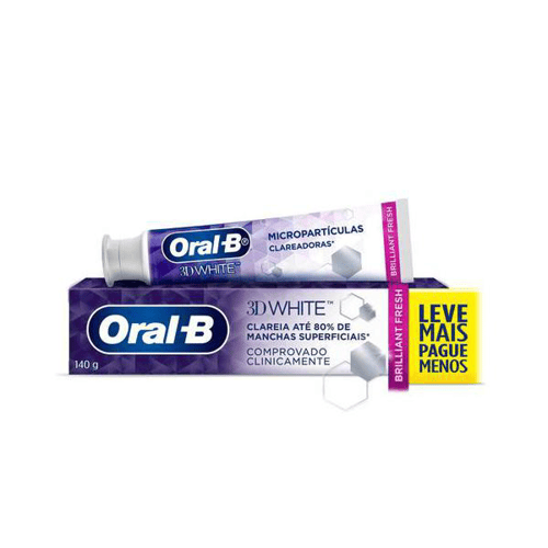 Imagem do produto Creme Dental Oralb 3D White Brilliant Fresh Com 140G