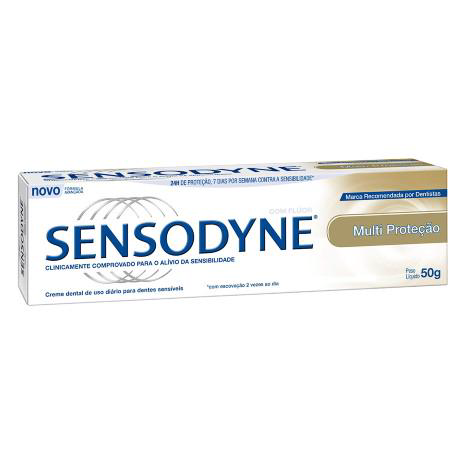Imagem do produto Creme Dental Sensodyne Multi Proteção 50G - Sensodyne Protecao Total 50G
