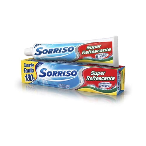 Imagem do produto Creme Dental Sorriso Flúor E Cálcio Super Refrescante 180G