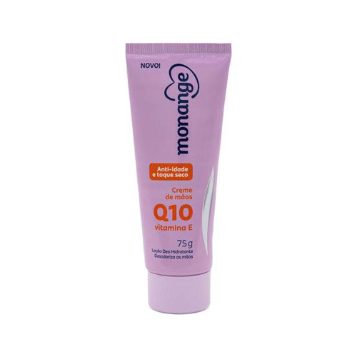 Imagem do produto Creme Para Mãos Monange Antiidade Q10 E Vitamina Com Ação Desodorante 75G
