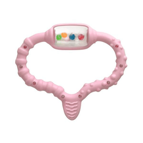 Imagem do produto Curababy - Mordedor Suíço Para Bebês Estimulador Neuro-Sensorial Curaprox Curaden Rosa