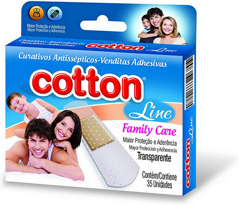 Imagem do produto Curativo Cotton Septico Com 35 Unidades