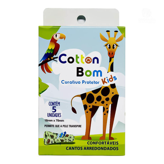 Cotton Bom Curativo Infantil Kids Prime Com 5 Unidades