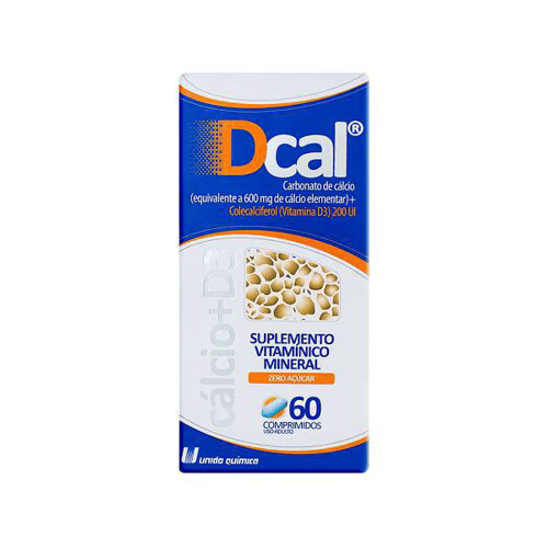 Imagem do produto Dcal - 600 E D C 60 Comprimidos