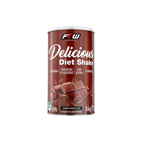 Imagem do produto Delicious Diet Shake Chocolate 450G Ftw