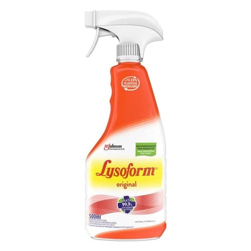 Imagem do produto Desinfetante Lysoform Bruto Original Spray 500Ml