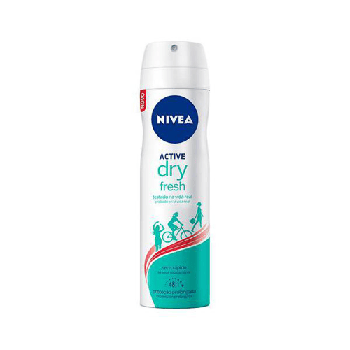 Imagem do produto Desodorante Aerosol Nivea Feminino Active Dry Fresh 90G