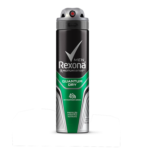 Imagem do produto Desodorante Antitranspirante Rexona Men Quantum Dry Aerosol Com 90G