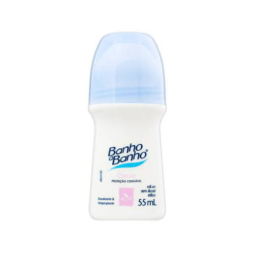 Imagem do produto Desodorante Banho A Banho Classic Rollon Antiperspirante Com 55Ml