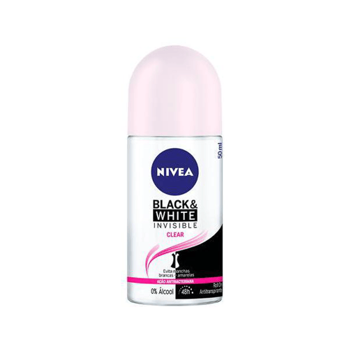 Imagem do produto Desodorante Nivea - Roll-On Black White Fem 50Ml