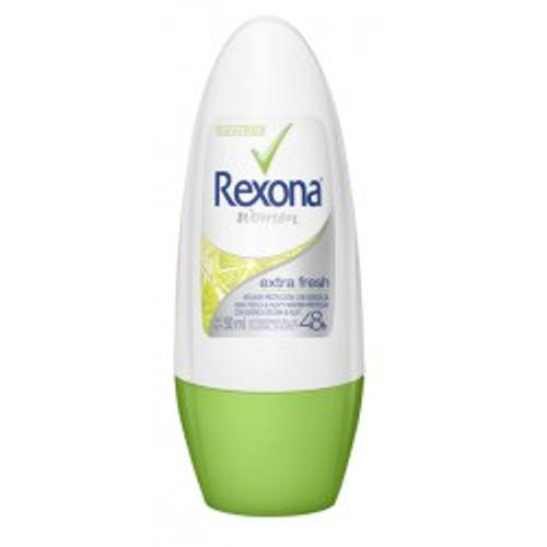 Imagem do produto Desodorante Rexona 24Hs Rollon Extra Fresh Com 50Ml