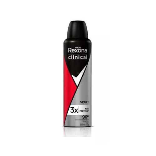 Imagem do produto Desodorante Rexona Aero Clinical Antitranspirante Sport Men 150Ml