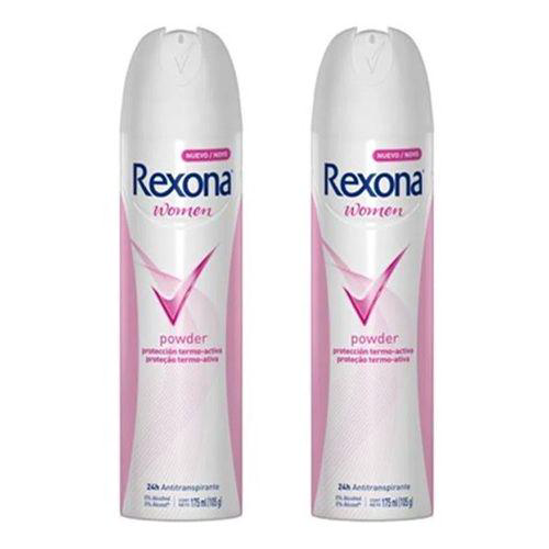Imagem do produto Desodorante Rexona Aerosol Women Powder 40% Desconto Segunda Unidade