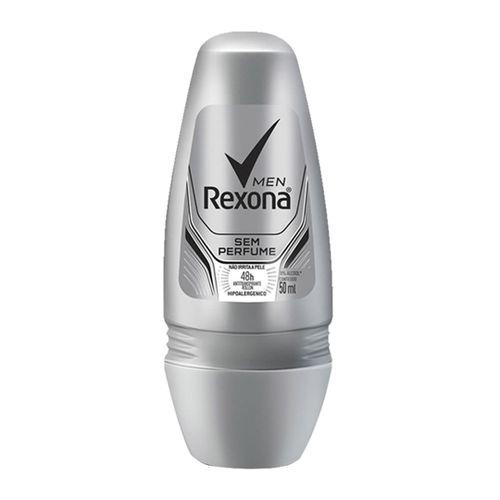 Imagem do produto Desodorante Rexona Men Sem Perfume Rollon Antitranspirante 48H 50Ml