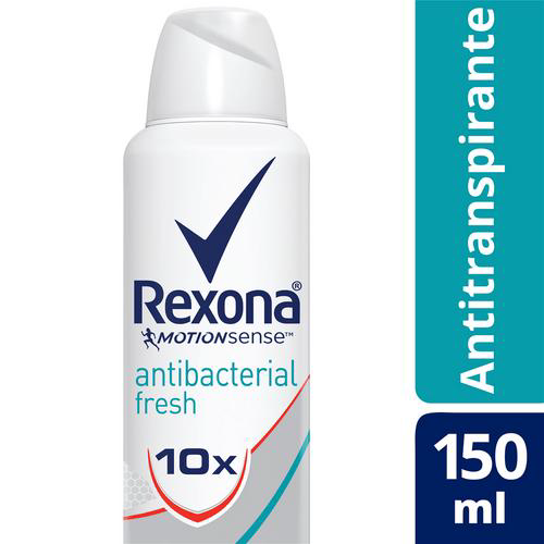 Imagem do produto Desodorante Rexona Women Antibacterial Fresh Aerosol Antitranspirante Com 150Ml