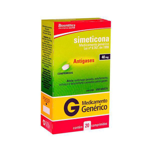 Imagem do produto Dimeticona - 40Mg 20 Comprimidos Genérico