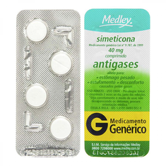 Imagem do produto Dimeticona - 40Mg Envelopes 4 Comprimidos Medley Genérico