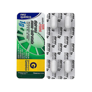 Imagem do produto Dipirona 1G Com 4 Comprimidos - NEO QUÍMICA Genérico
