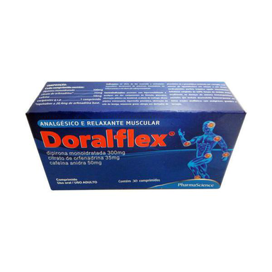 Imagem do produto Doralflex - 35Mg + 300Mg + 50Mg  30 Comprimidos