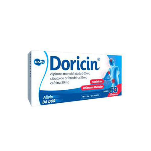 Imagem do produto Doricin Com 50 Comprimidos