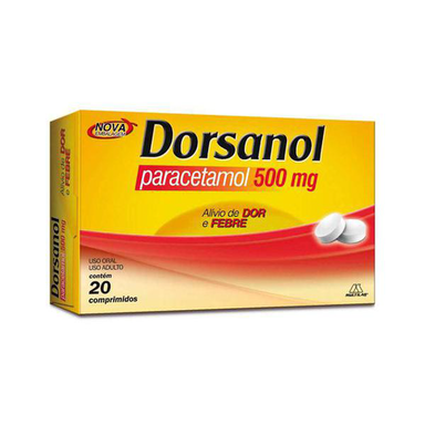 Dorsanol - 500 Mg Com 20 Comprimidos