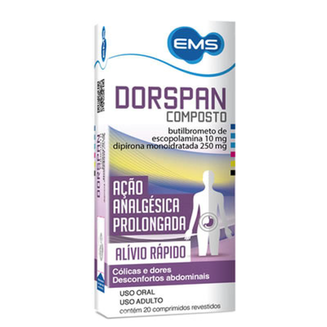 Imagem do produto Dorspan - 20 Drágeas