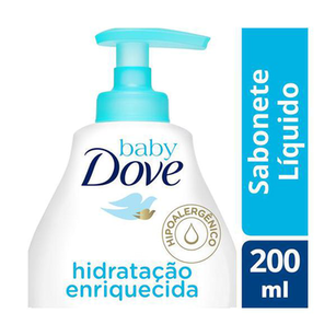 Imagem do produto Dove Baby Sabonete Liquido Hidratacao Enriquecida 200Ml