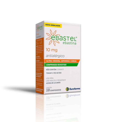 Ebastel - 10Mg 10 Comprimidos