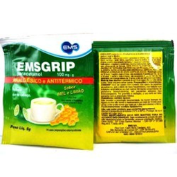 Imagem do produto Emsgrip - Mel E Limão Chá Com 1 Envelope De 5 G