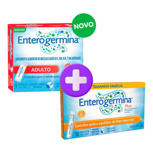 Imagem do produto Enterogermina 2G Com 9 Sachês + Enterogermina Plus 5Ml Com 10 Flaconetes