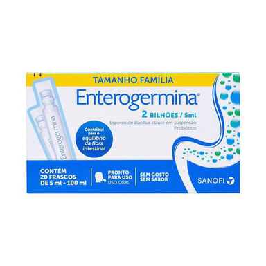 Enterogermina 5Ml Com 20 Flaconetes