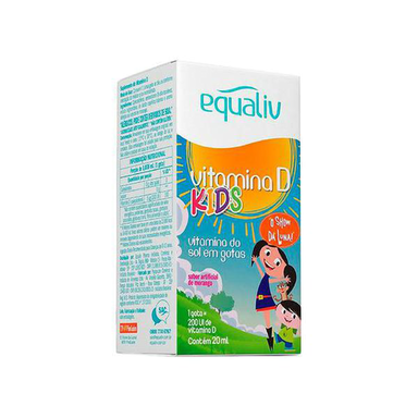 Imagem do produto Equaliv Vitamina D Kids 200 Ui 20Ml