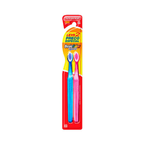 Imagem do produto Escova - Dentalclean Infantil Basic Color Macia