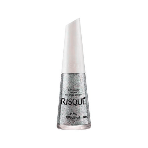 Imagem do produto Esmalte Risqué Efeito Metálico Glitter As Mil Purpurina 8Ml