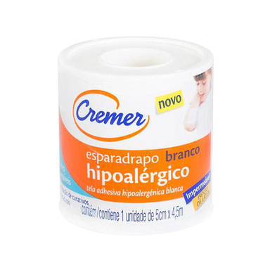 Imagem do produto Esparadrapo - Branco Hipoalergico Cremer 5Cmx4,5 Cm