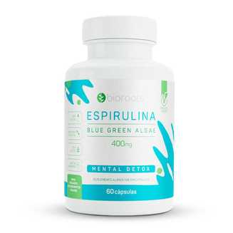 Imagem do produto Espirulina Bioroots 400Mg Com 60 Cápsulas