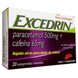 Imagem do produto Excedrin - 500Mg 65Mg C 20 Comprimidos