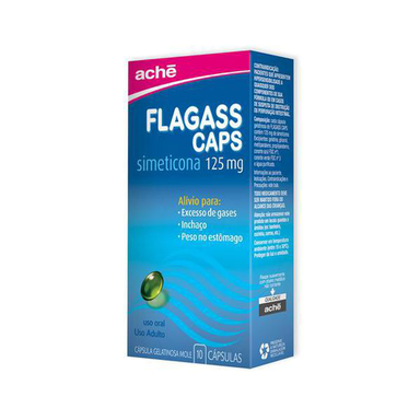 Imagem do produto Flagass 125 Mg 10 Cápsulas Gel