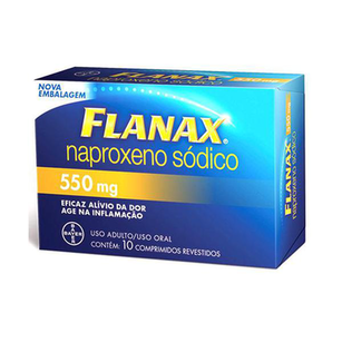 Imagem do produto Flanax - 550 Mg Com 10 Comprimidos