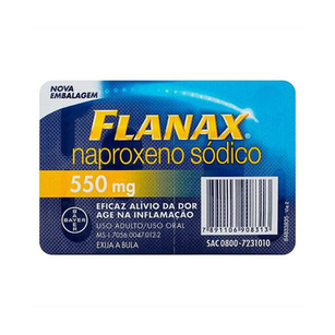 Imagem do produto Flanax - 550 Mg Com 2 Comprimidos