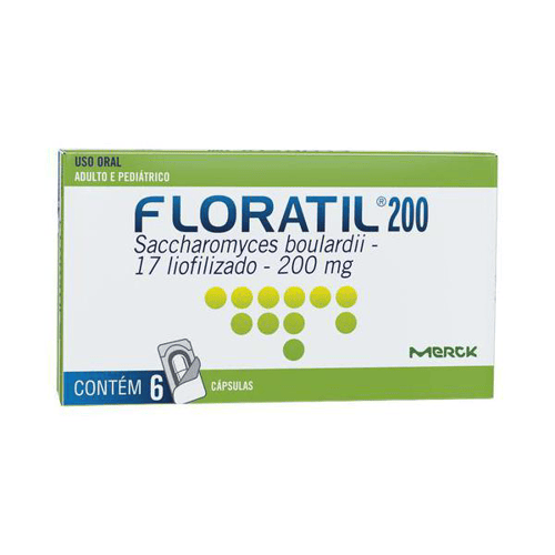 Imagem do produto Floratil - 200 Mg Adulto Com 6 Cápsulas