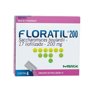 Imagem do produto Floratil 200Mg Envelopes De 1G Com 4 Unidades
