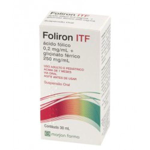 Foliron - Itf Suspensão Oral 0,2Mg 250Mg 30Ml